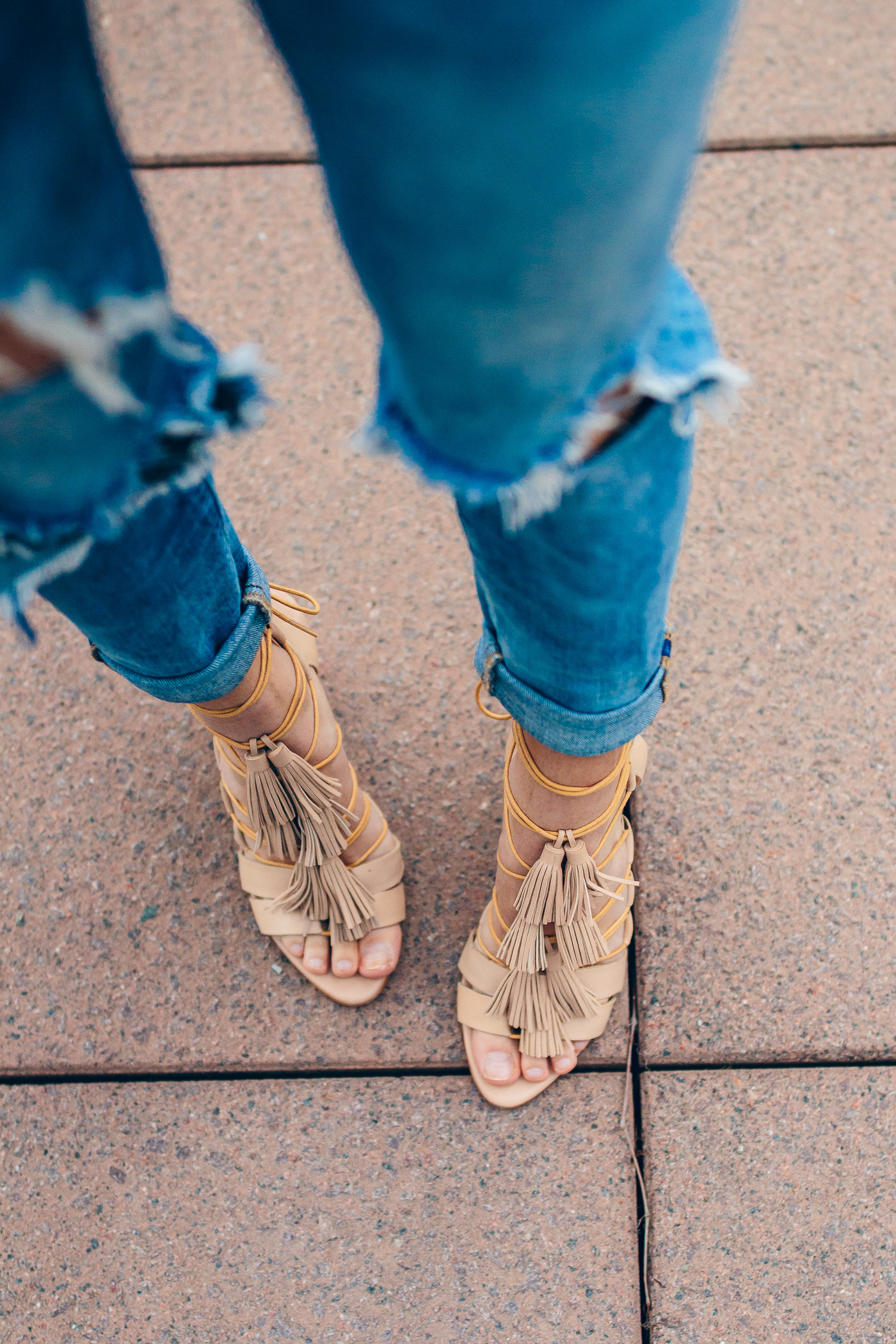 tassel sandals