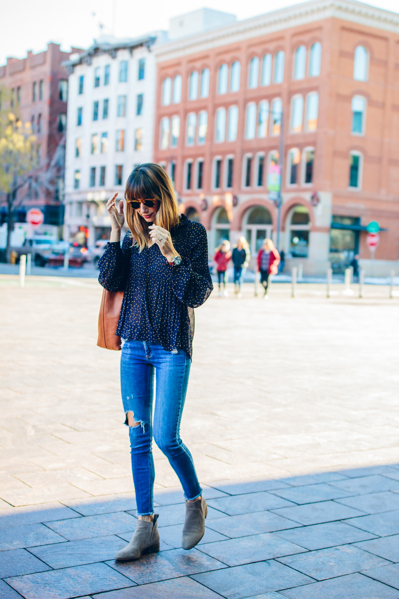 Chicago fashion blogger Blair Staky of The Fox & She in Denver