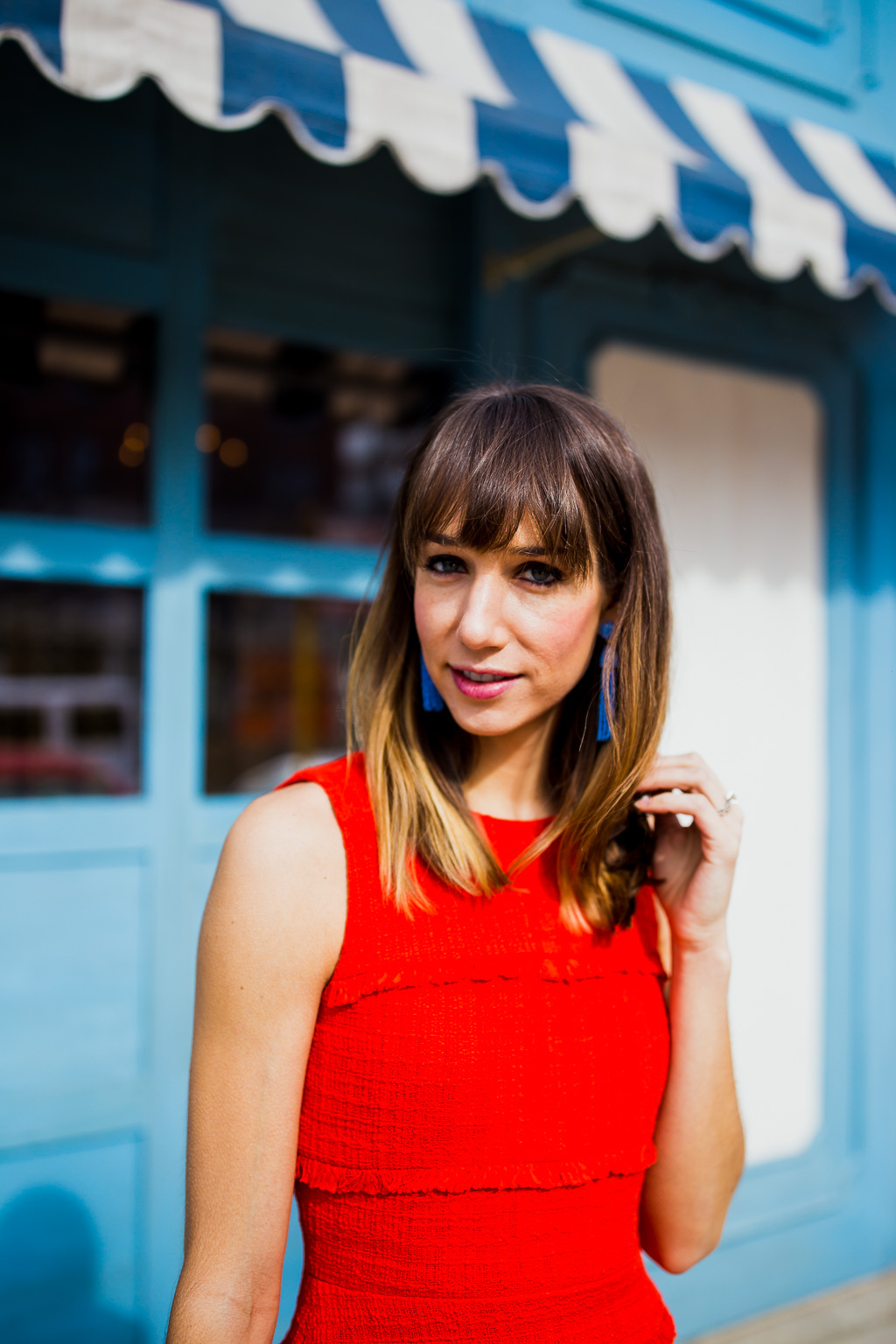 how to style bangs for a wedding