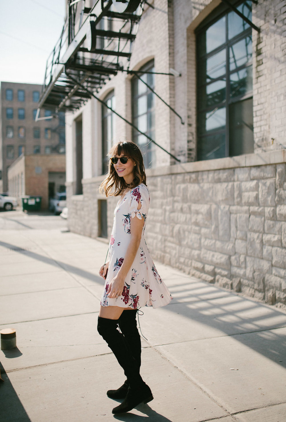 How to Wear a Spring Dress When It’s Still Cold