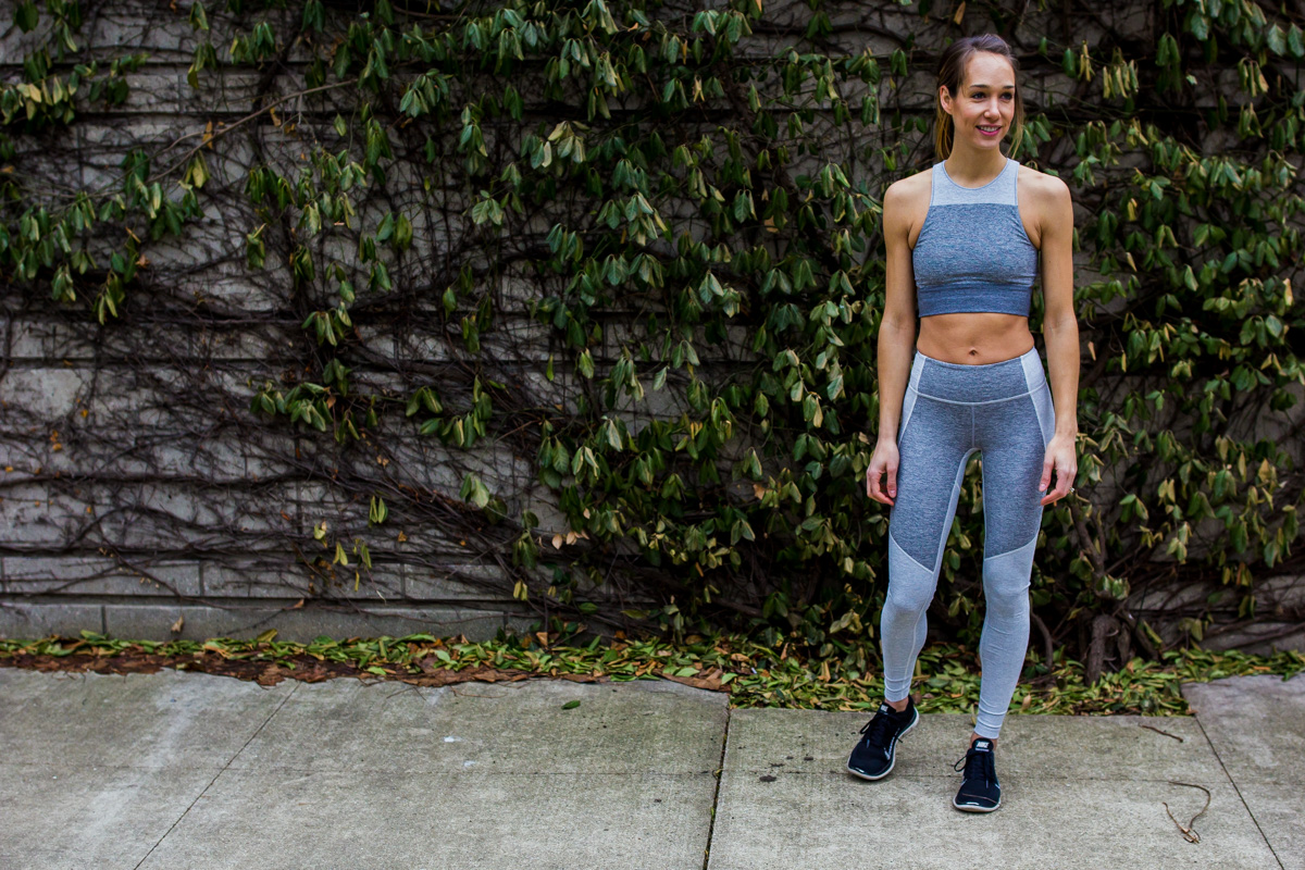@outdoorvoices workout crop and leggings