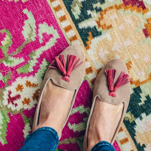 Birdies Slippers in Rosefinch