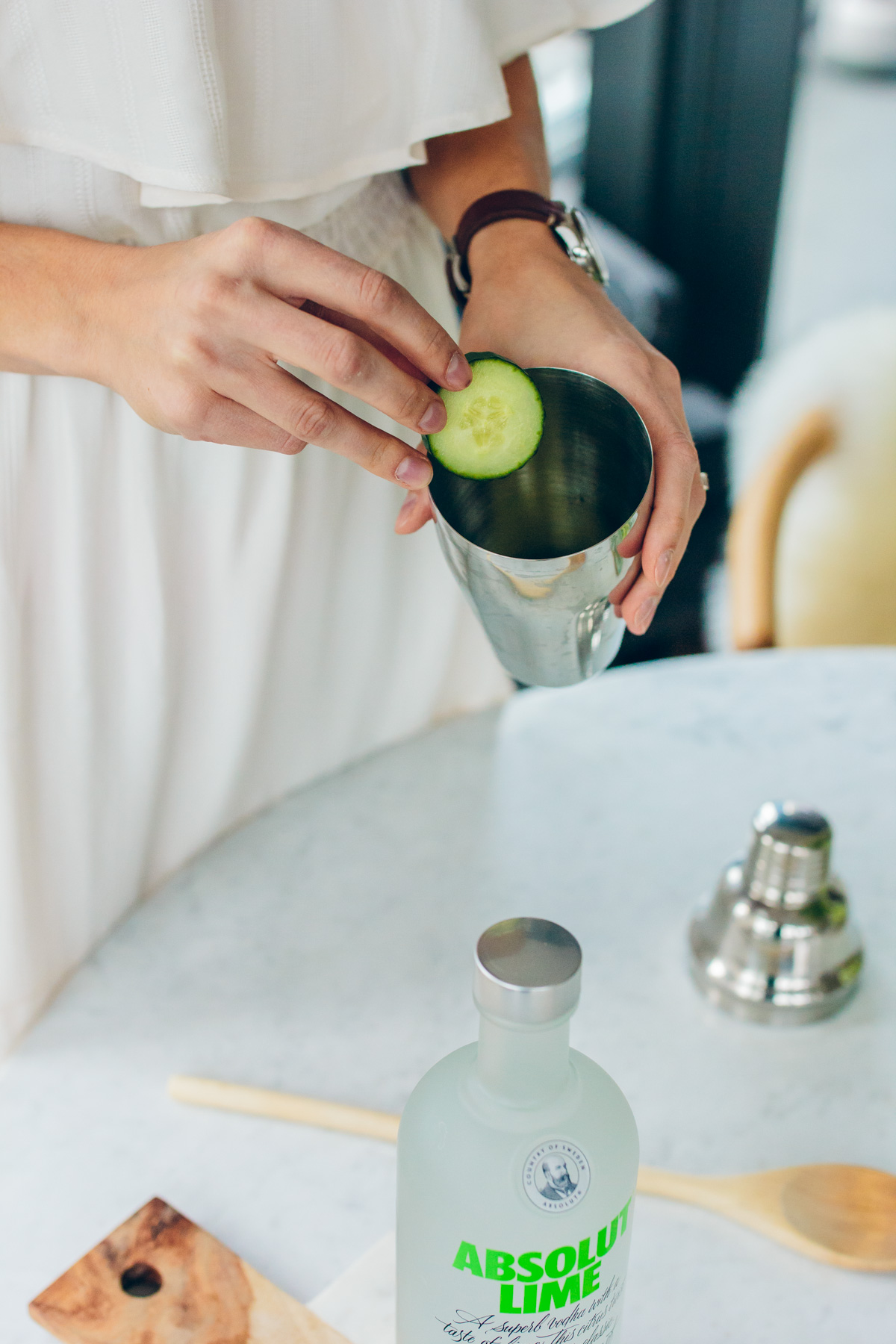 cucumber vodka cocktail