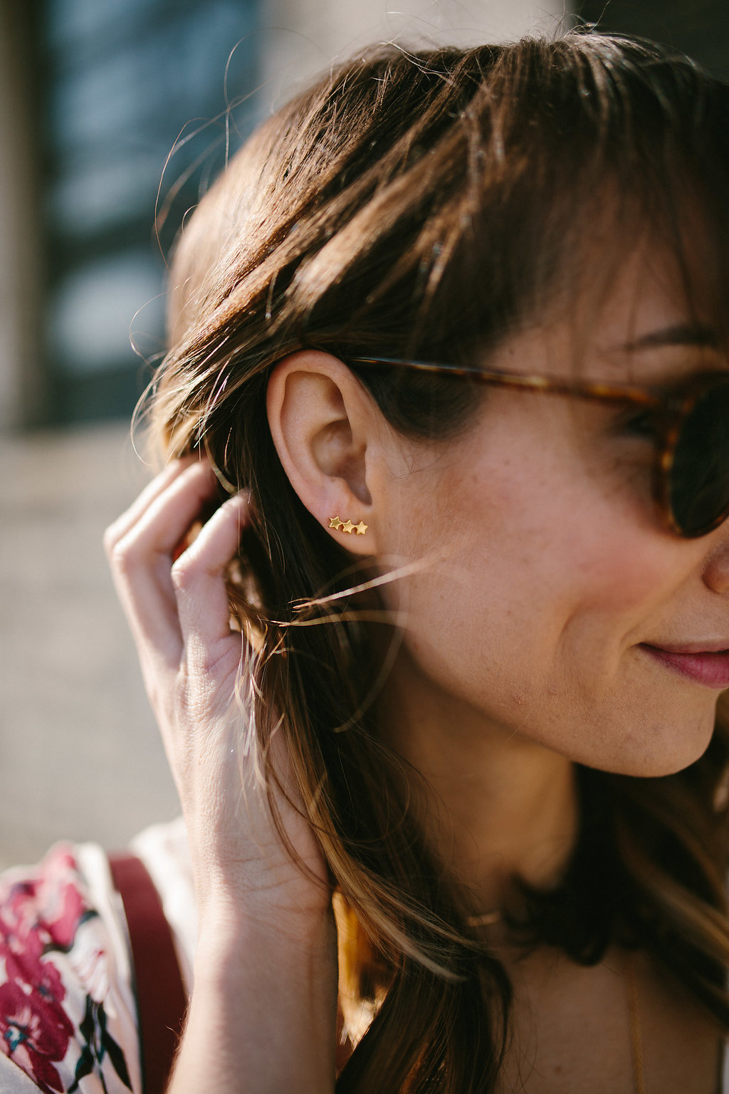 star earrings