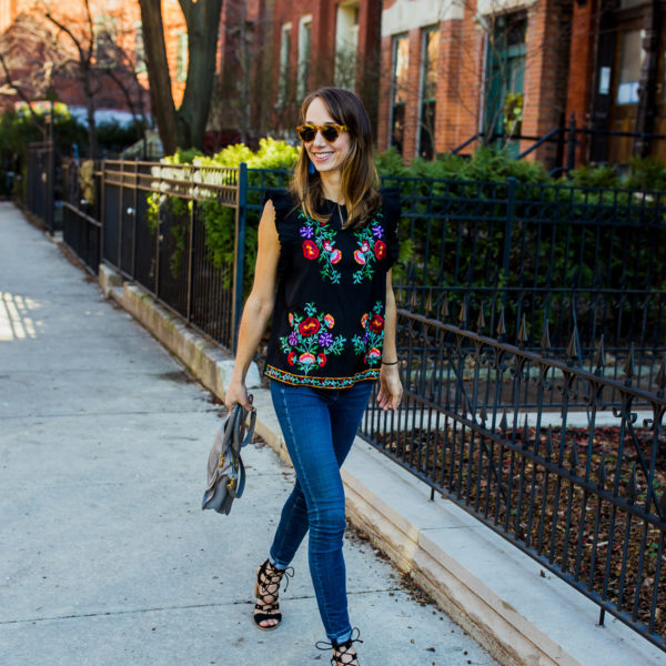 Embroidered Top & A Life Update