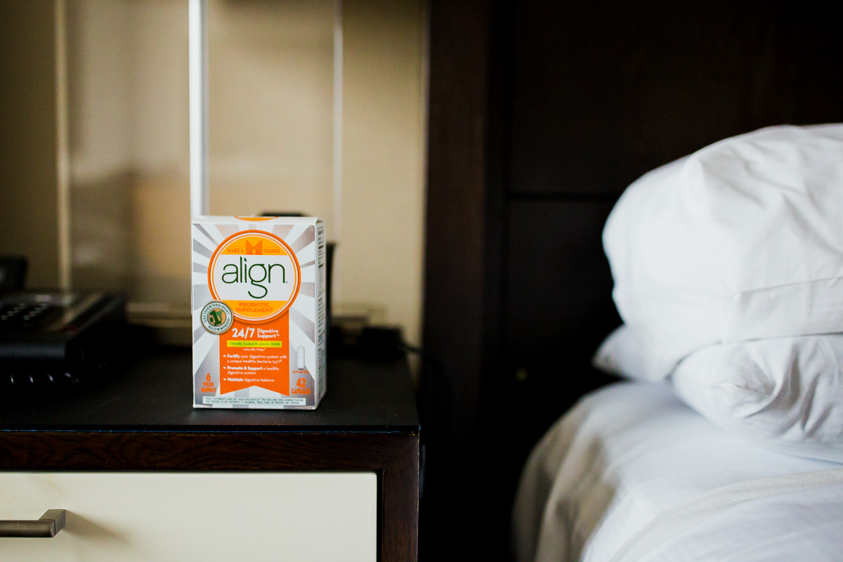 Align probiotic for travel