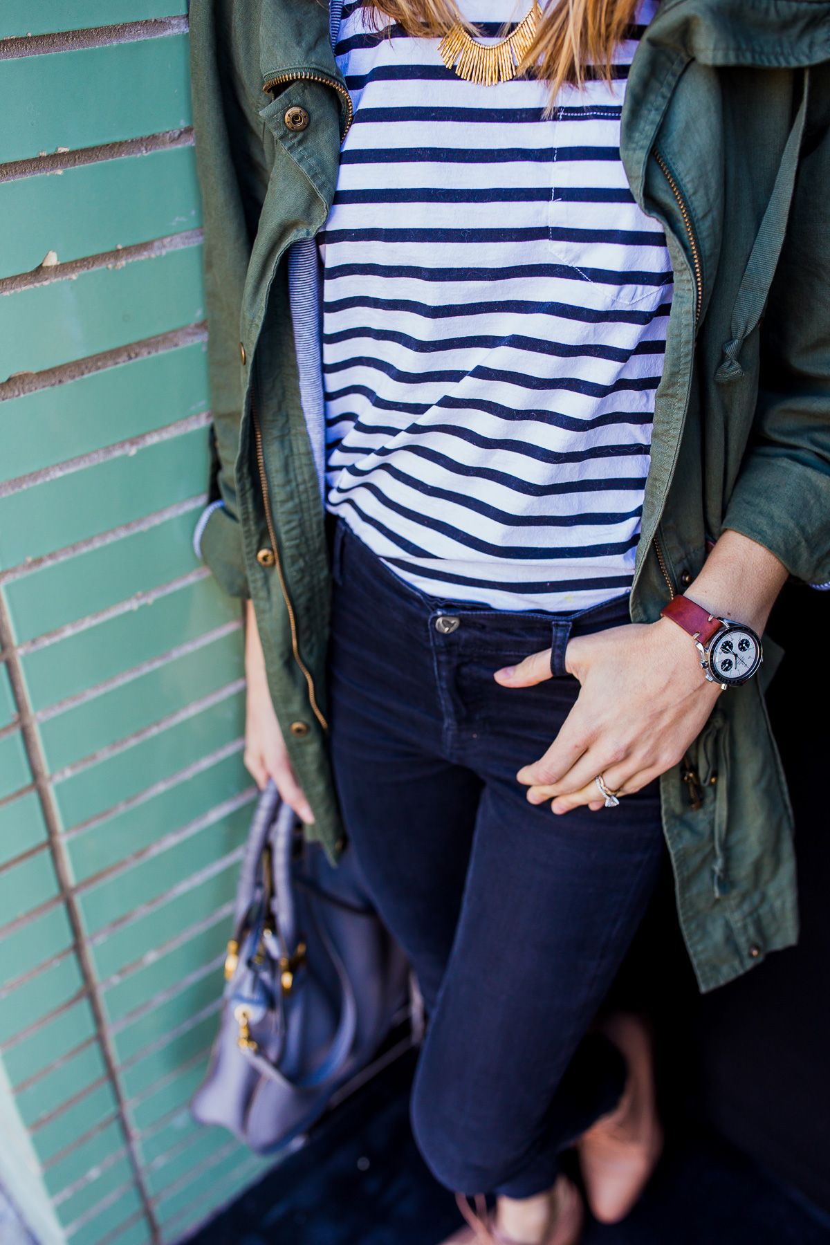 stripe shirt outfit