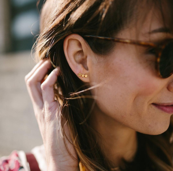 star earrings