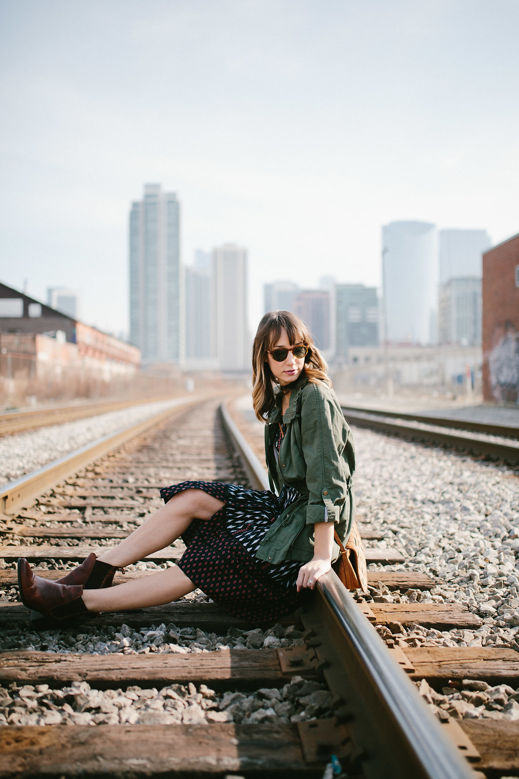 military jacket outfit