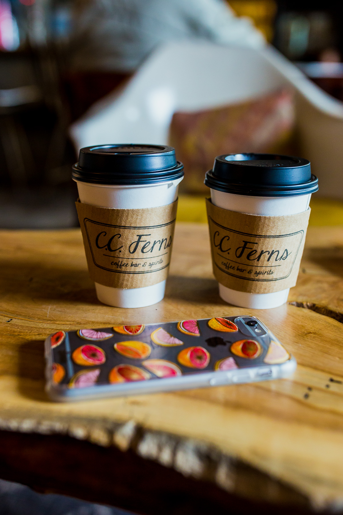 coffee at CC Ferns in Chicago