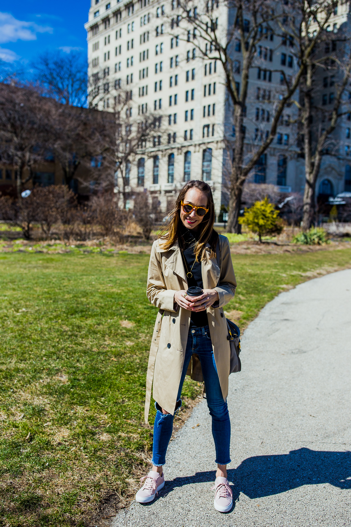trench coat outfit