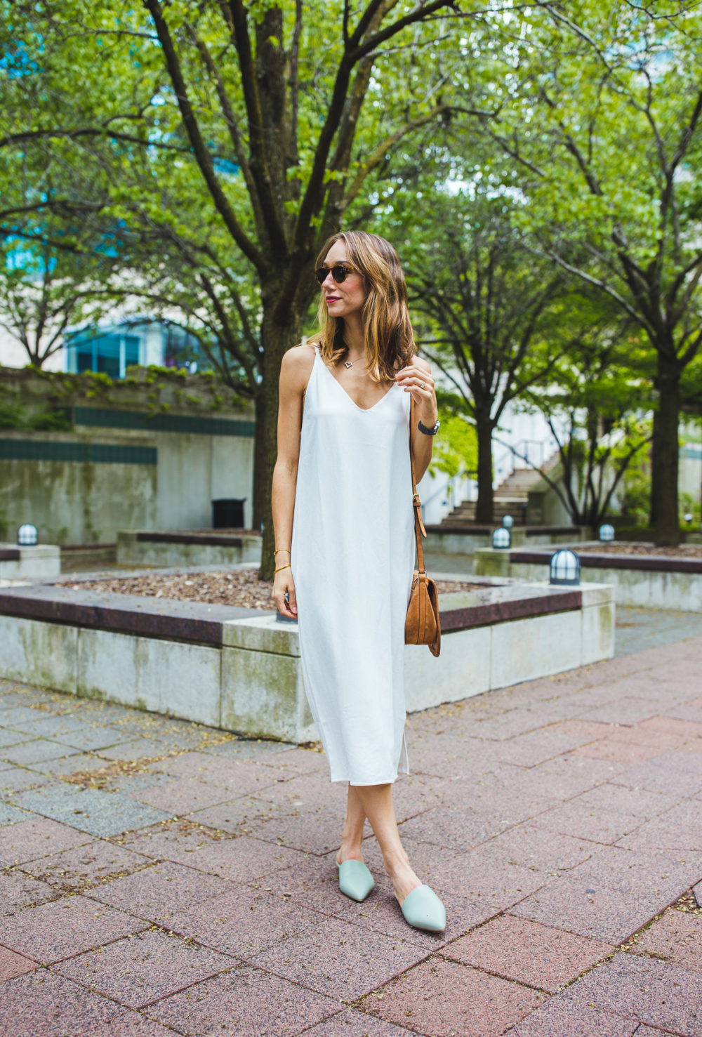 White Slip Dress & a Life Update