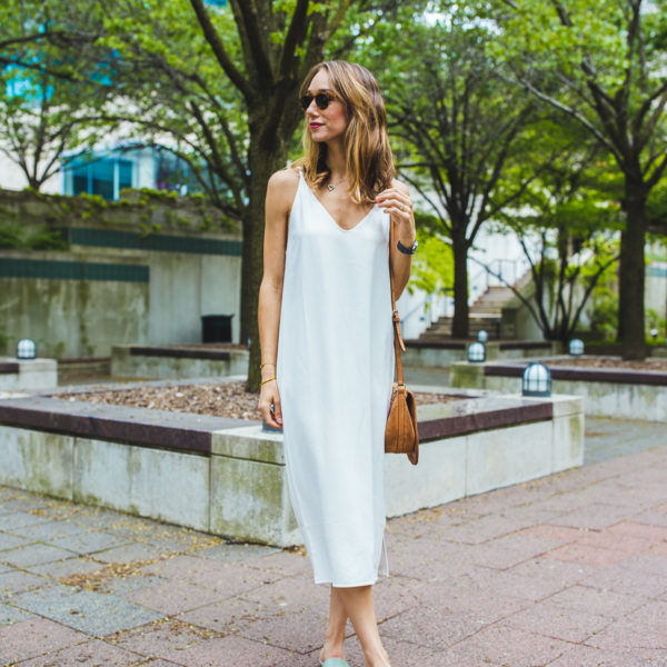 White Slip Dress & a Life Update