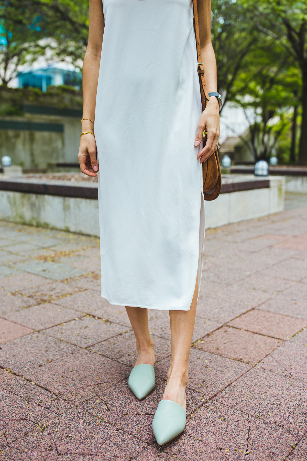 white dress for summer