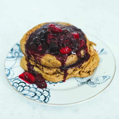 healthy whole wheat pancakes