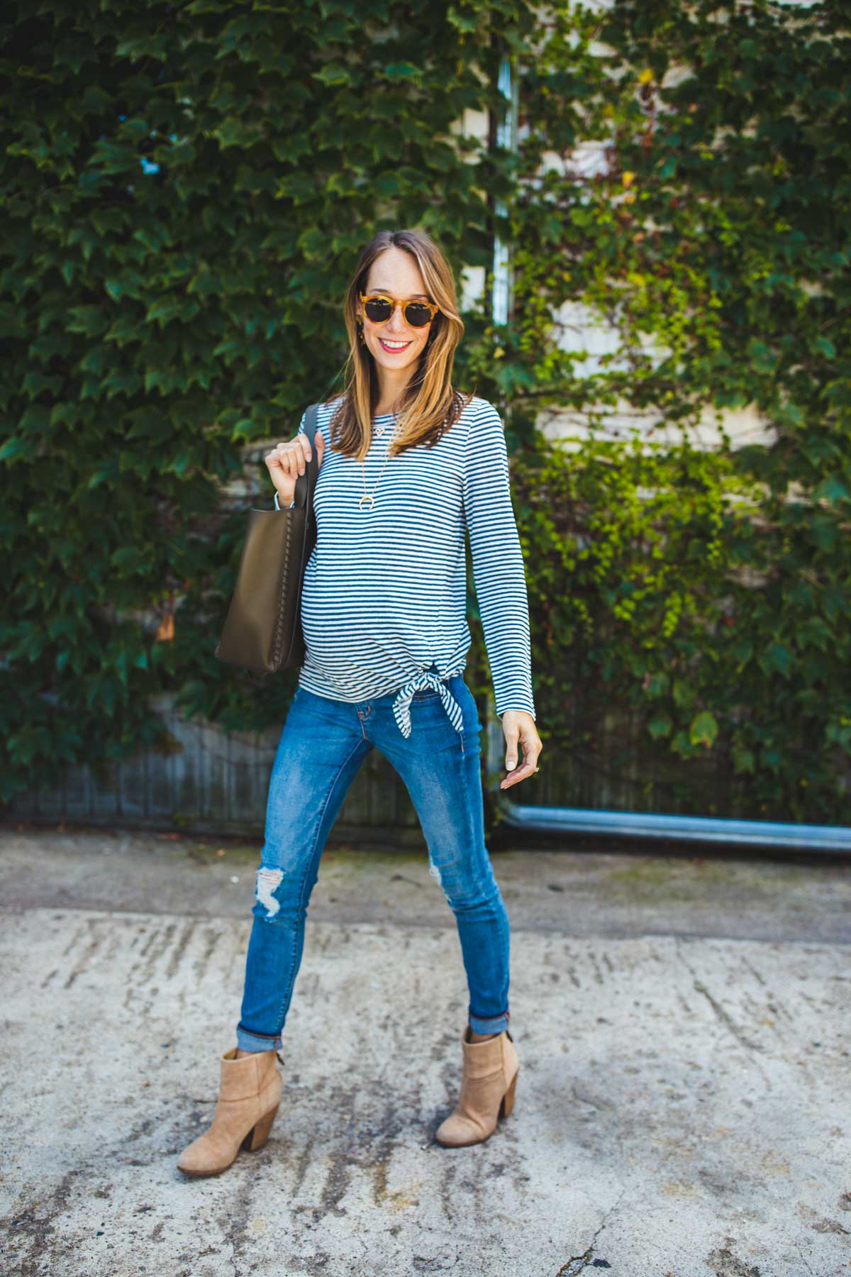 how to wear stripes