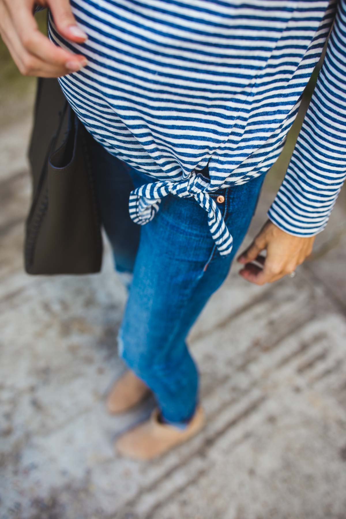striped madewell shirt