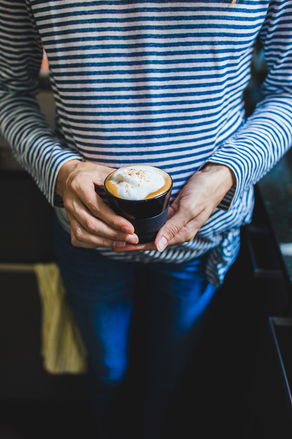 almond milk cappuccino