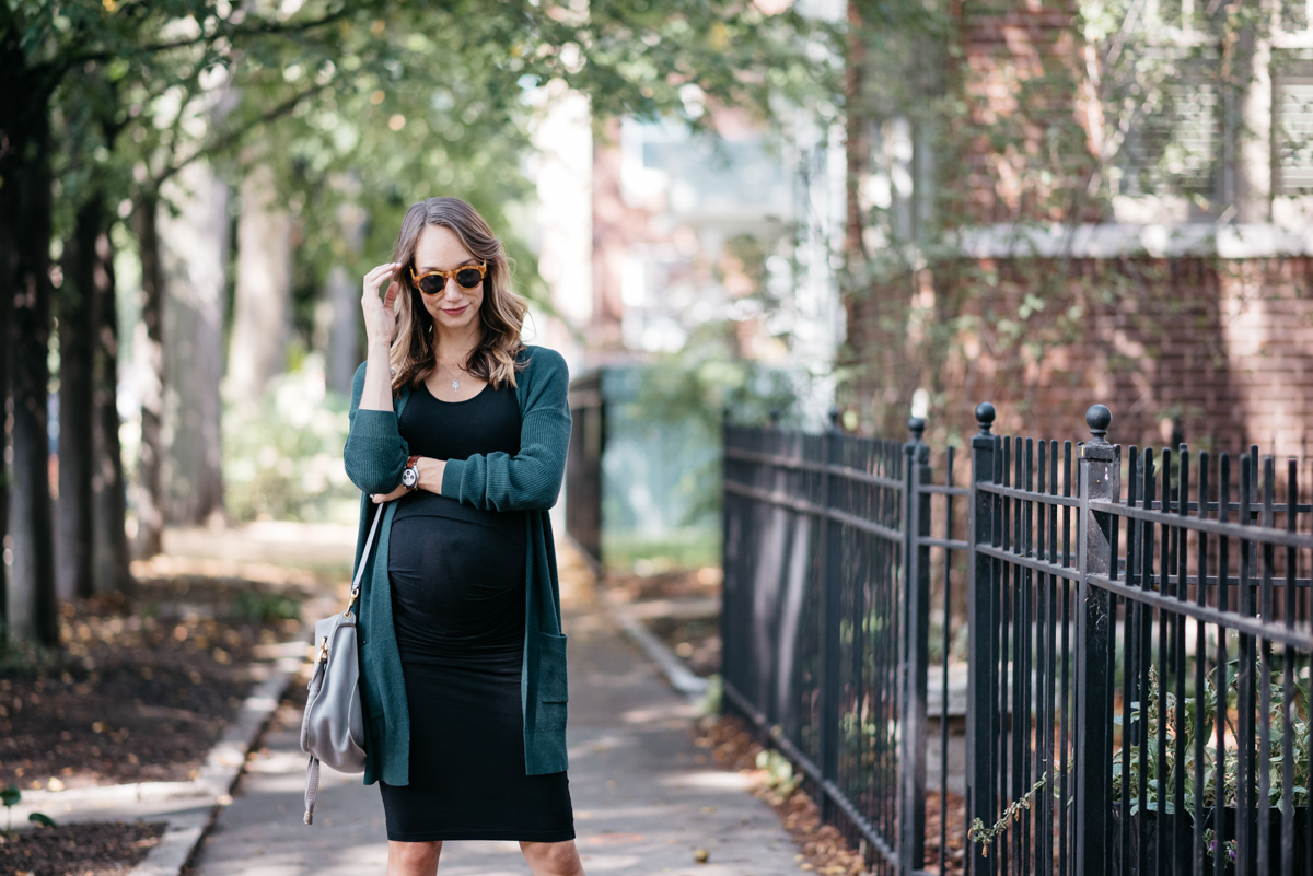 long cardigan outfit