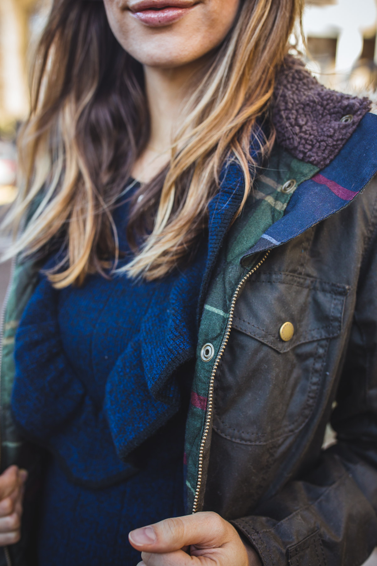 how to style a barbour coat
