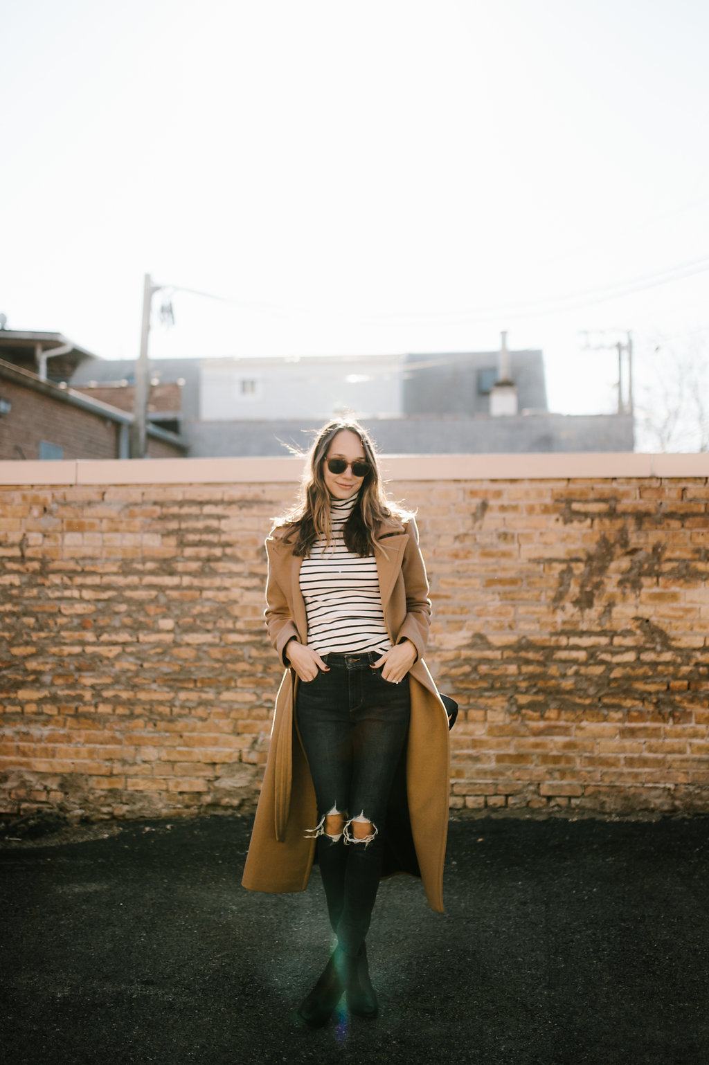 layered winter outfit