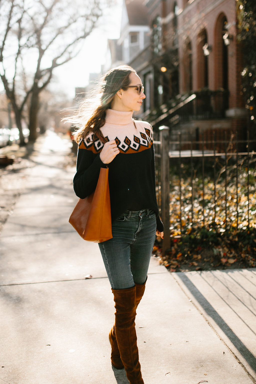 fair isle sweater outfit