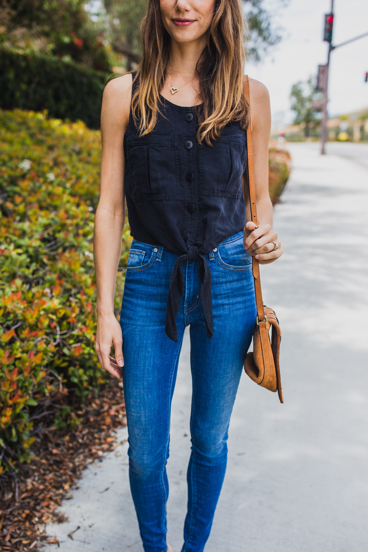 tie front top