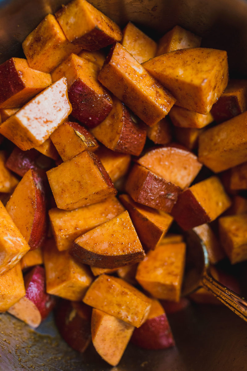 Simple Roasted Sweet Potatoes | The Fox & She | Health & Wellness Blog