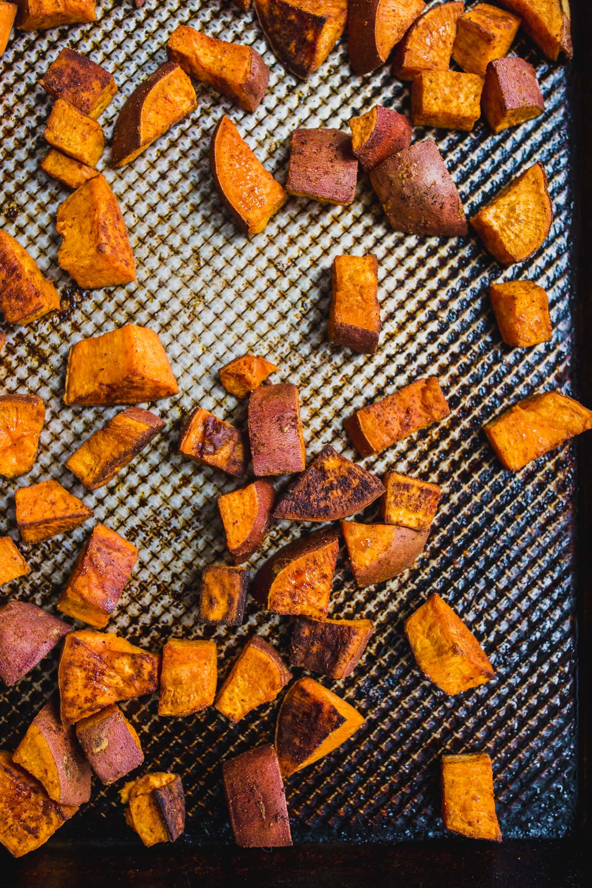basic roasted sweet potatoes recipe
