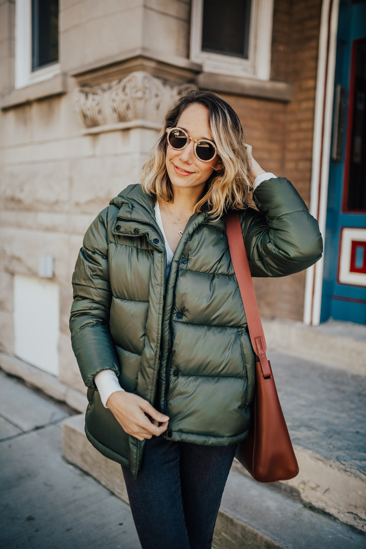 how to style a puffer coat