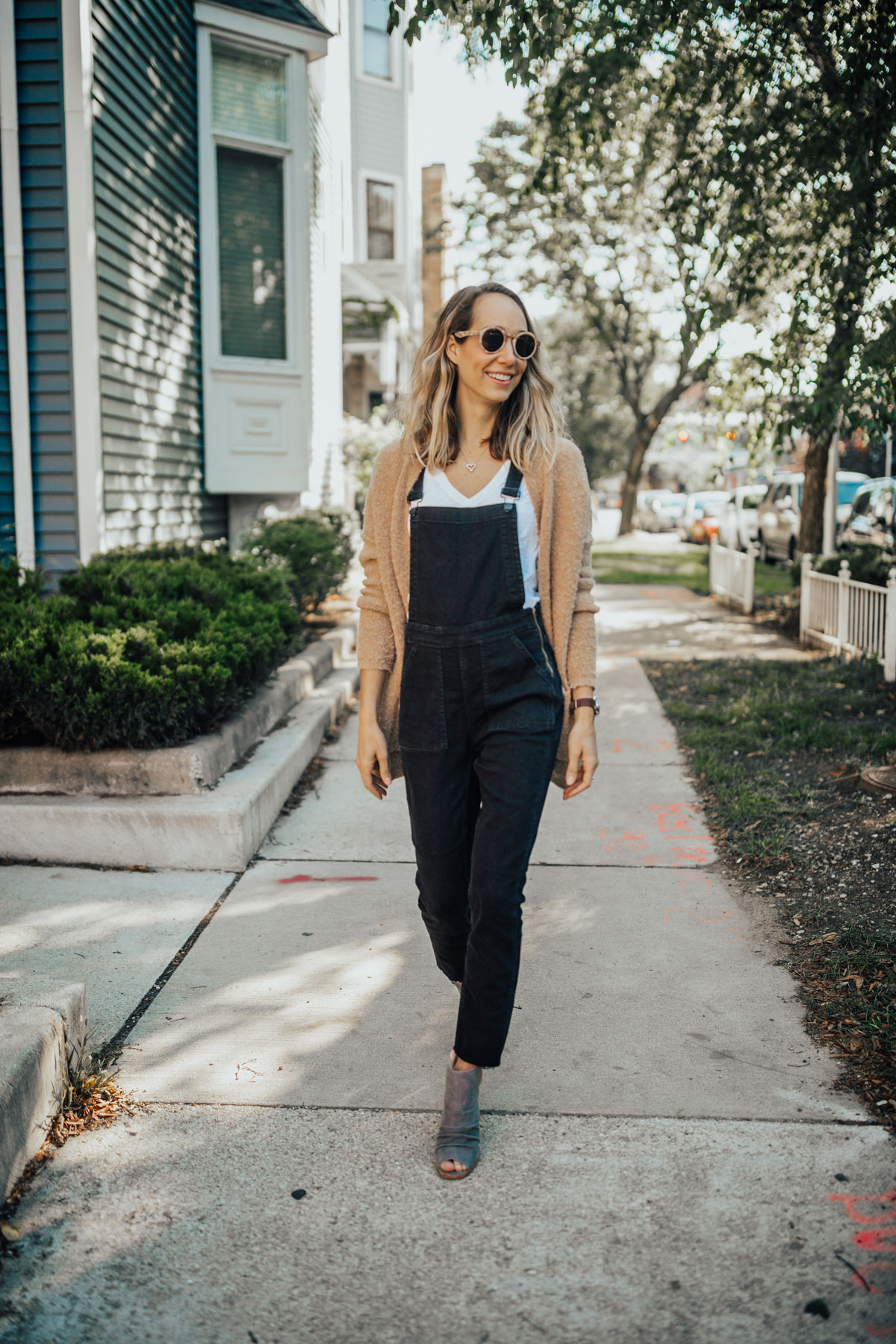 how to style overalls for fall