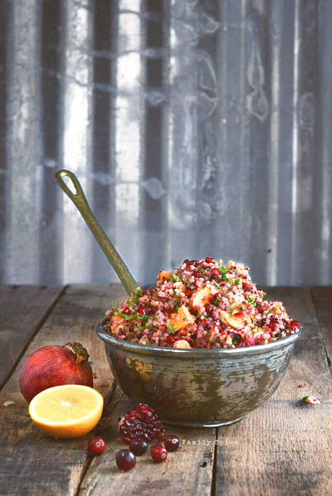 Cranberry Quinoa Salad | 15 healthy thanksgiving recipes