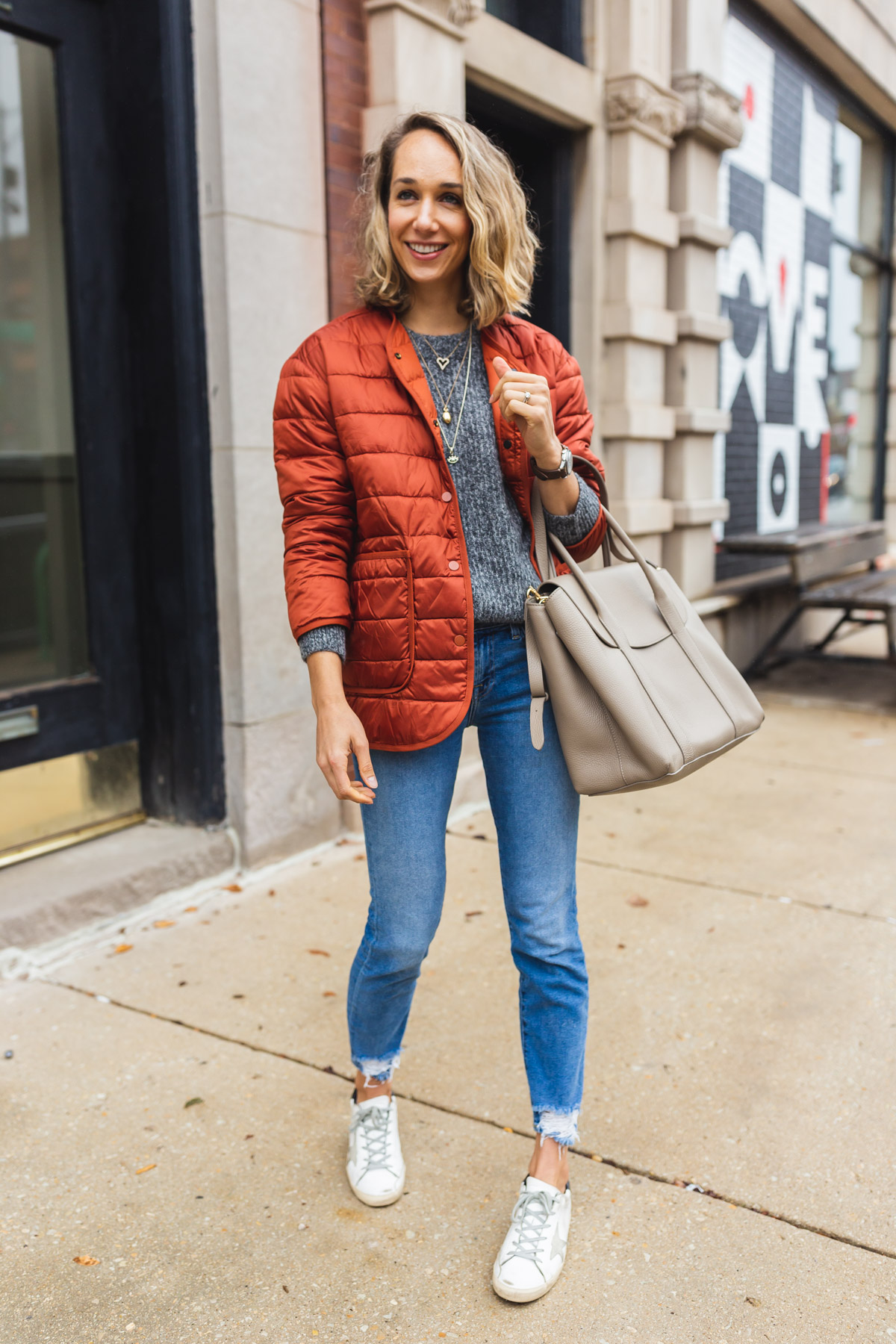 puffy jacket outfit