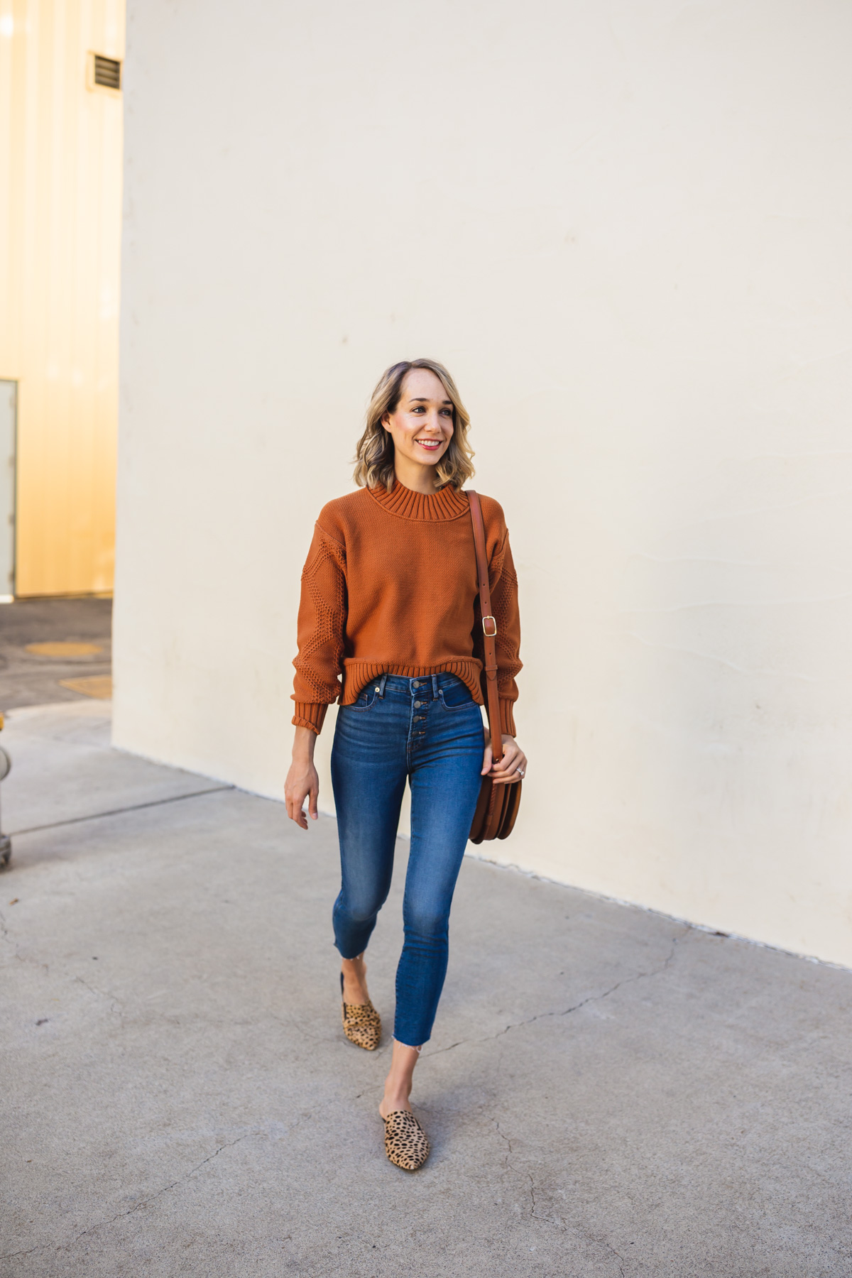 pumpkin spice color sweater