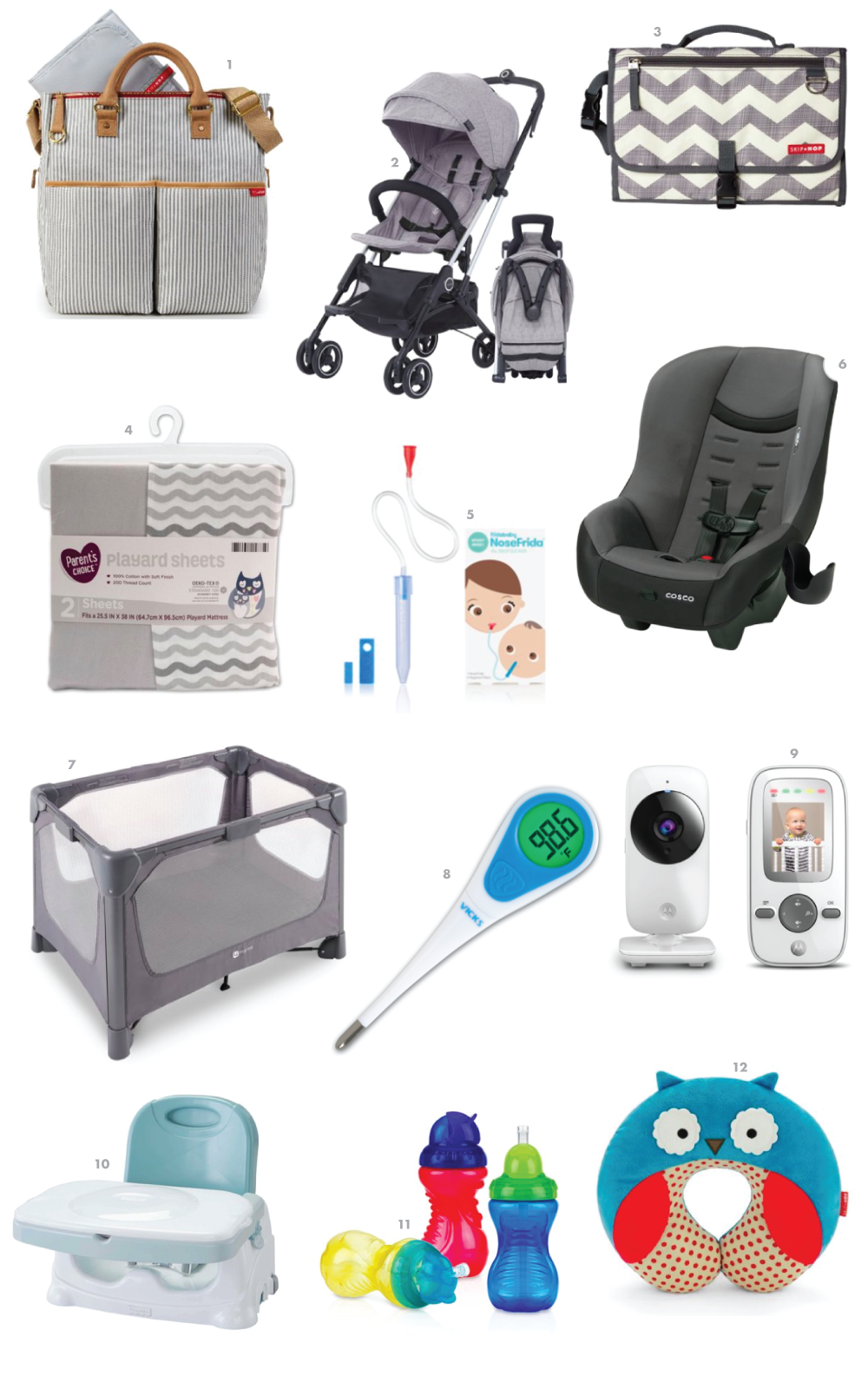 best travel items for 6 month old