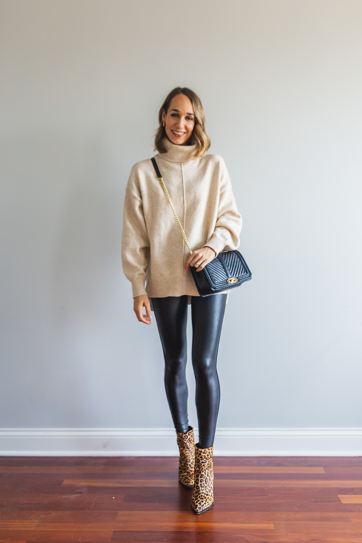 spanx leather leggings how to style