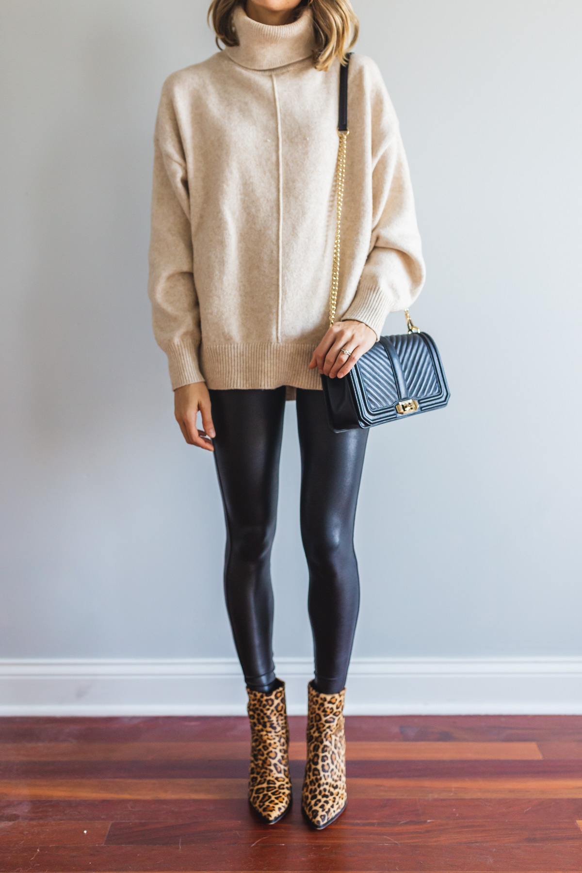 Leather Leggings Outfit Winter