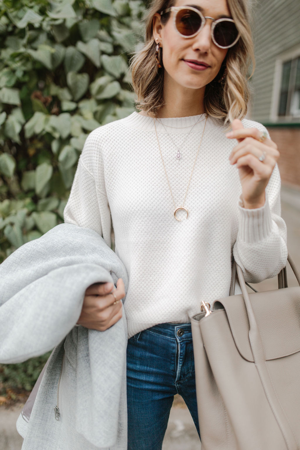everlane sweater outfit