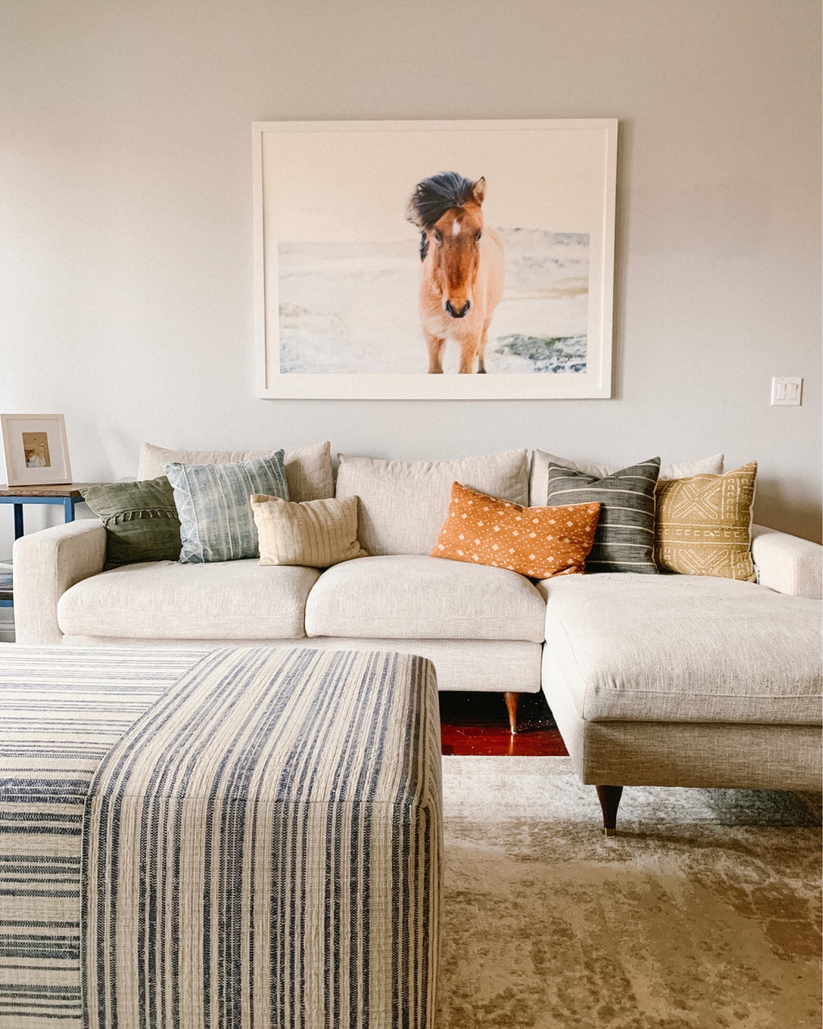eclectic living room