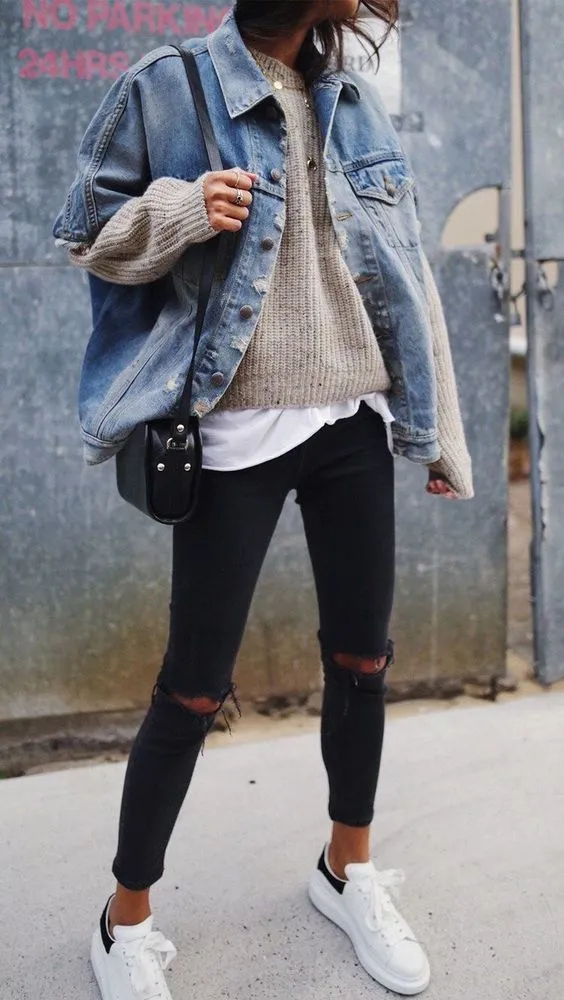 oversized sweater outfit
