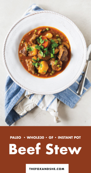 Hearty Beef Stew Recipe - The Fox & She