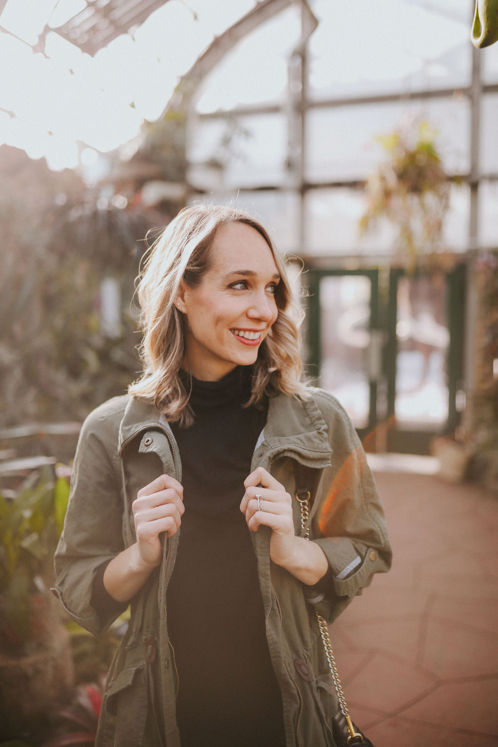 green army jacket outfit fall