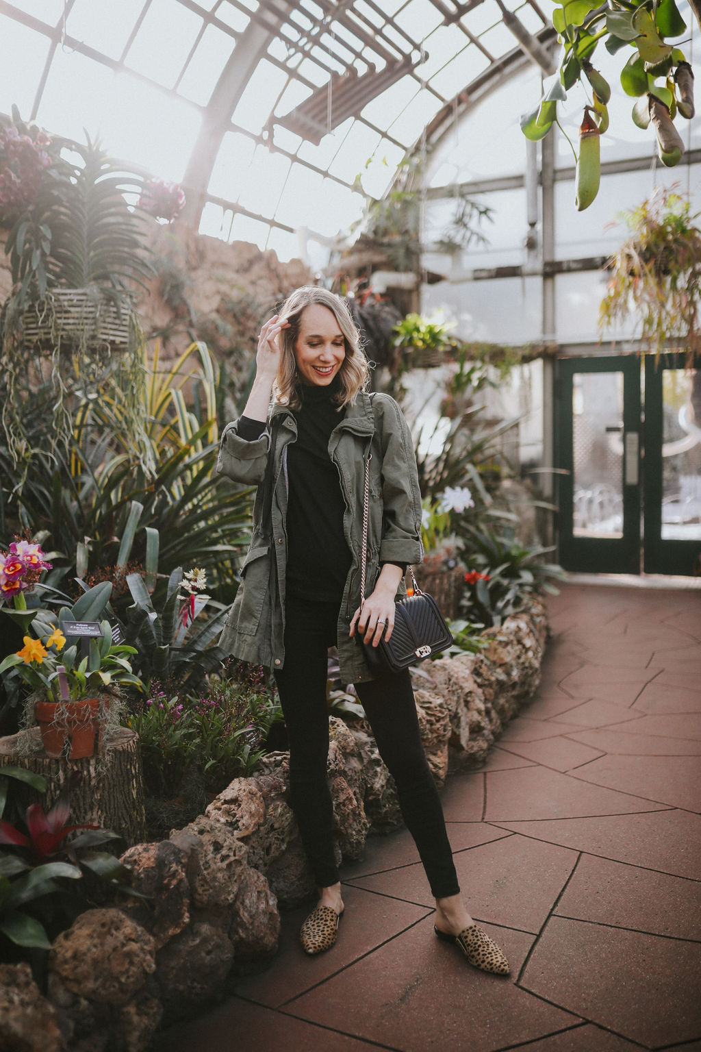 green army jacket casual