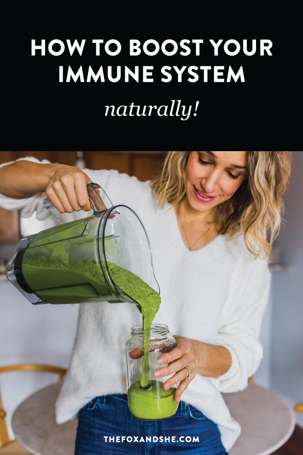 Looking for how to boost your immune system naturally? We can easily strengthen our immune system with small changes at home. These immune system boosters are easy to implement and have a lasting-impact on your health. Click through for more immune support and healthy living tips! #healthyliving #holisticwellness #naturalliving