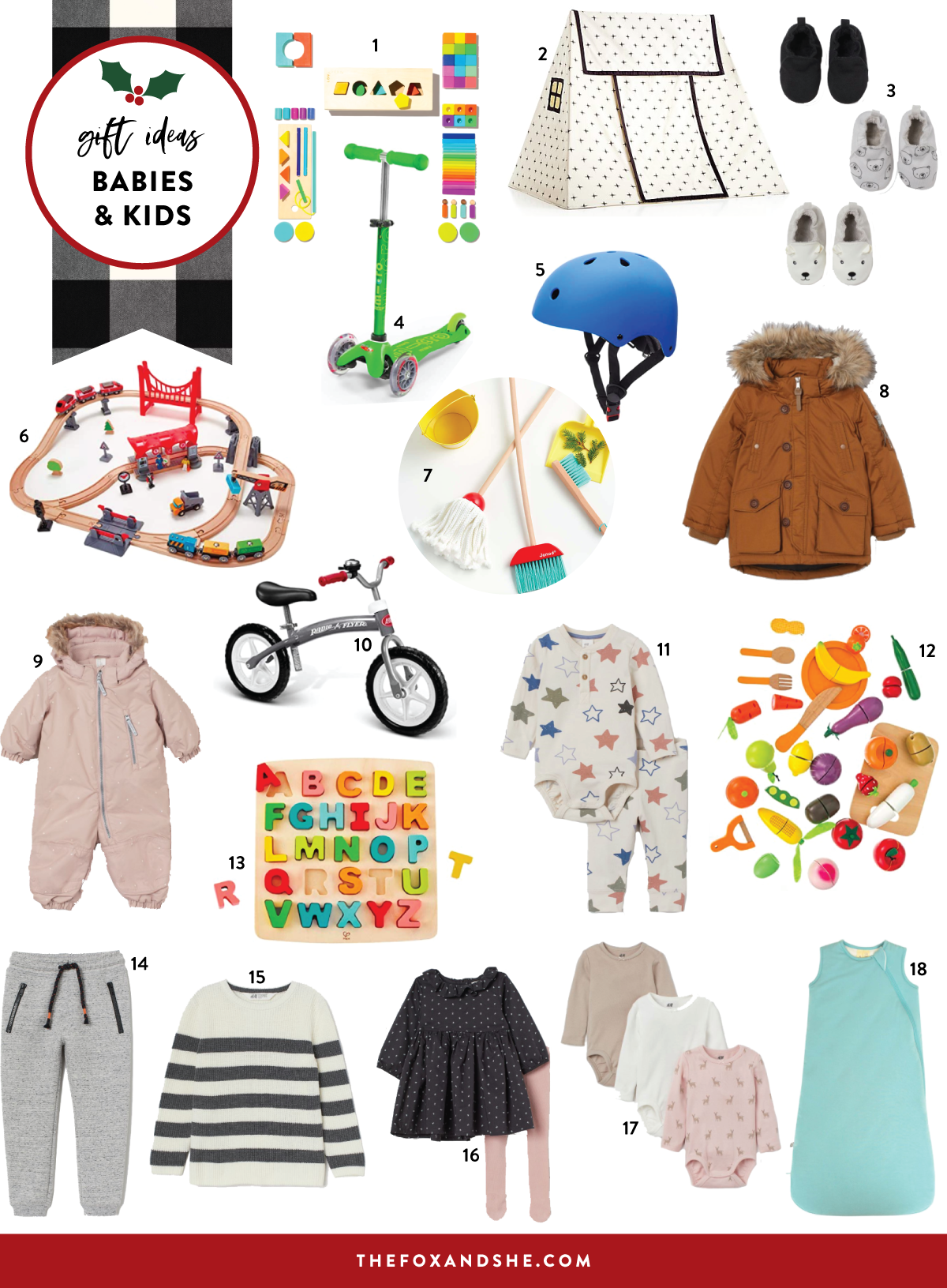 gift guide ideas for kids and babies