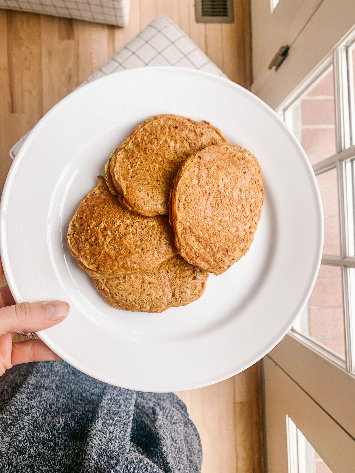 High fiber pancake recipe that kids and adults will both love. | Fiber-Filled Pancake Recipe