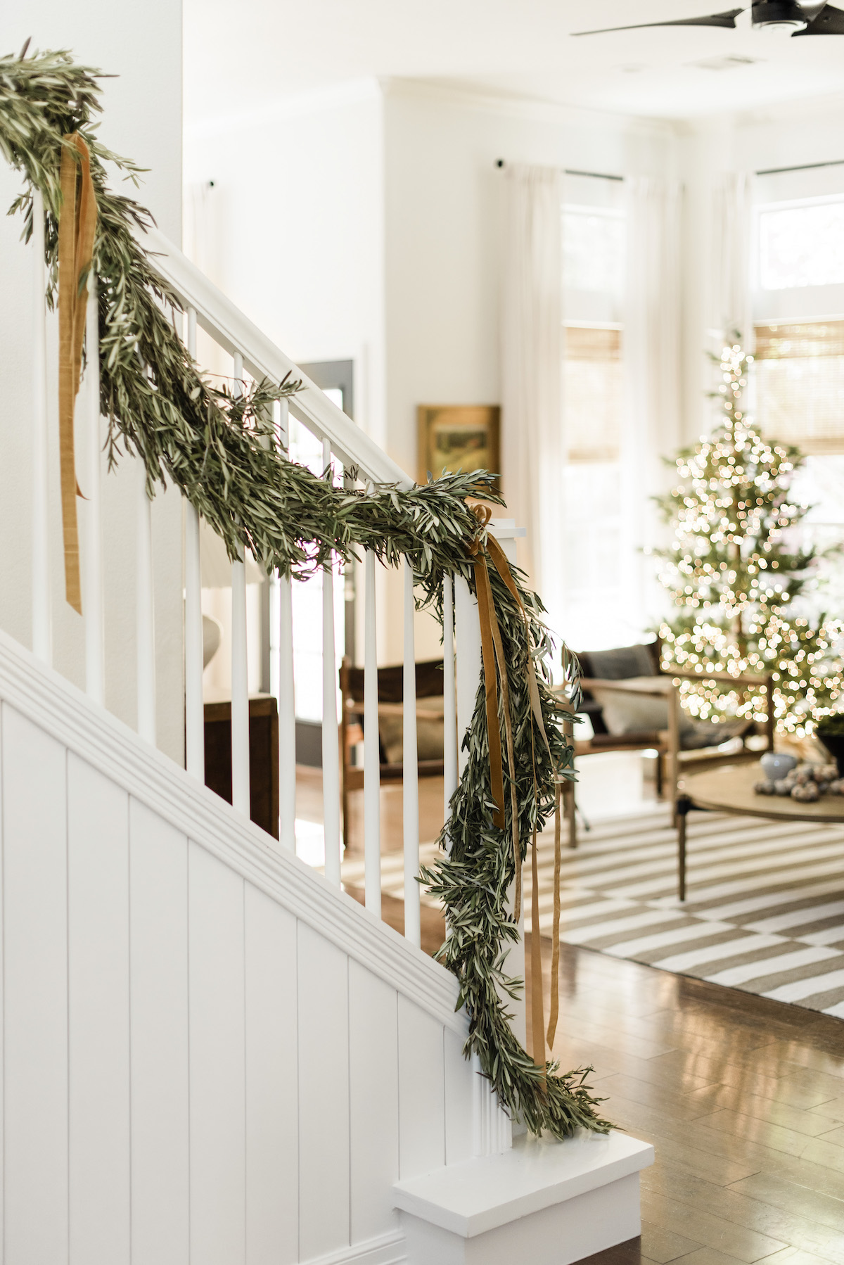 living room and stairs decorated with Holiday Decor I Recently Bought living room and stairs decorated with Holiday Decor I Recently Bought