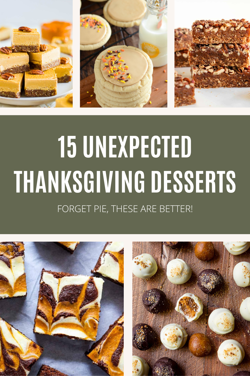 15 Unexpected Thanksgiving Dessert Recipes to Try | Fox & She