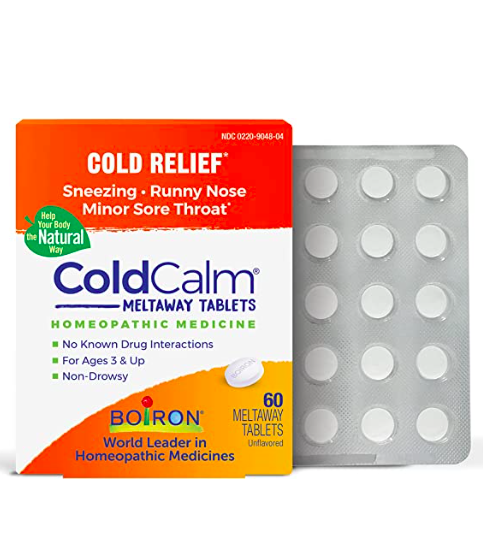 coldcalm supplement to shorten cold