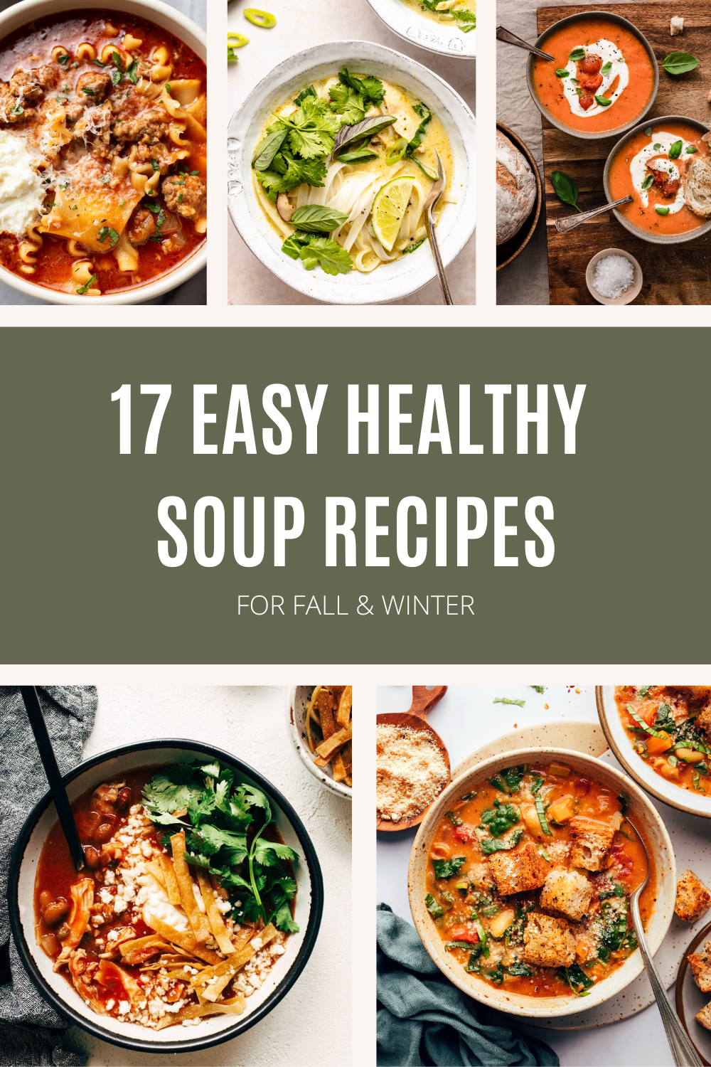 easy healthy soup recipes